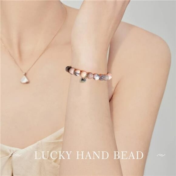 Natural stone healing bracelet for women get well soon gift inspirational jewelr - Picture 5 of 7